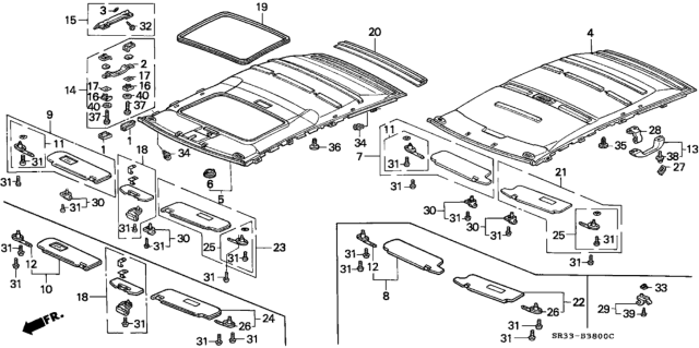 1992 Honda Civic  Screw, Pan (6X25) Diagram for 93500060250A