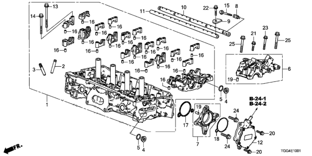 2019 Honda Civic  Pump Assy., Vacuum Diagram for 36300RPYG01