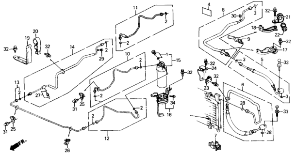 1988 Honda Civic  Screw-Washer (5X20) Diagram for 938930502008