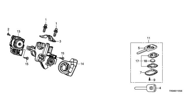 2012 Honda Civic Switch, Steering Diagram for 35130TR0A01