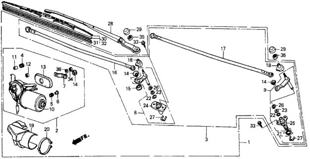 1985 Honda CRX Nut, Hex. (8MM) Diagram for 94002082700S