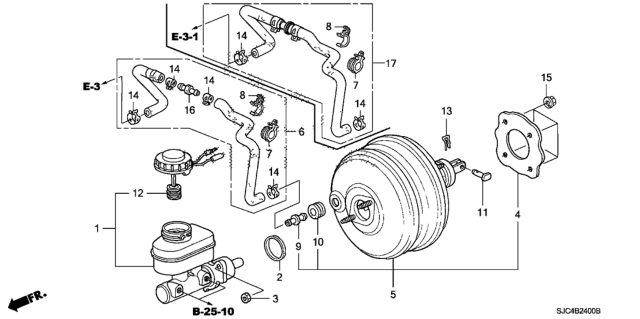 2009 Honda Ridgeline Nut, Lock Diagram for 46186SJC003