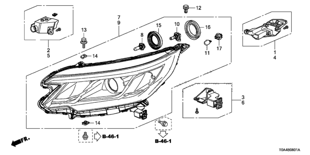 2016 Honda CR-V Bulb (12V 28W/8W) (Amber) (Stanley) Diagram for 34911TR0A51
