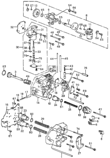 1983 Honda Accord  Washer, Lock (6MM) Diagram for 90433639000