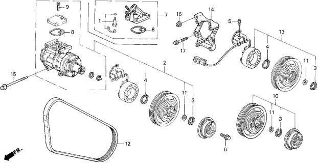 1995 Honda Odyssey  Valve, Suction Service Diagram for 38838P1E003