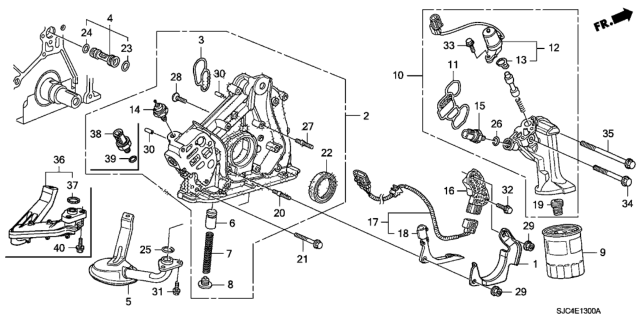 2008 Honda Ridgeline  Bolt, Stud (6X14) Diagram for 90042RGLA01