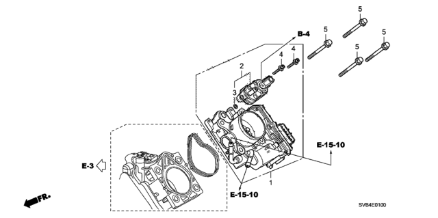 2010 Honda Civic  Bolt-Washer (5X20) Diagram for 90020RNAA01