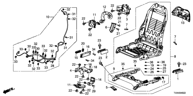 2021 Honda Accord Slide Comp, SWS (P Diagram for 81201TBAA61