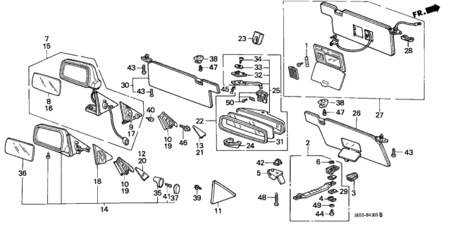1988 Honda Accord  Screw-Washer (4X16) (Po) Diagram for 90105SD2000