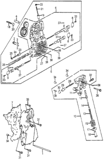 1984 Honda Accord  Valve, Regulator Diagram for 27221PC9000