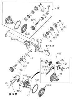 1996 Honda Passport  Cup, Bearing Diagram for 8970844650
