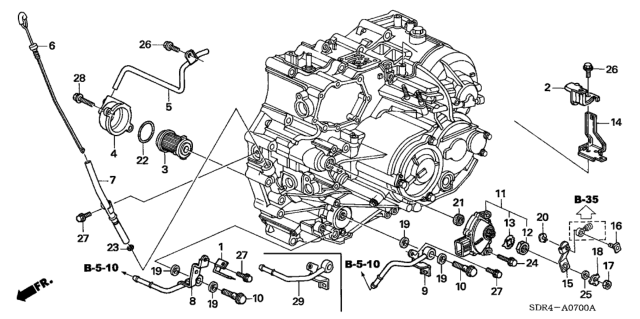 2005 Honda Accord Hybrid  Washer, Select Wire Diagram for 90550RDJ000