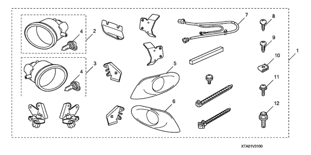 2010 Honda Accord  Screw, Tapping (5X16) (Po) Diagram for 9391325480