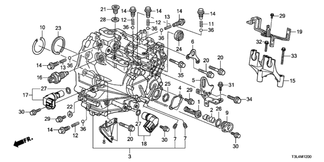 2013 Honda Accord  Washer, Sealing (6MM) Diagram for 90442397000