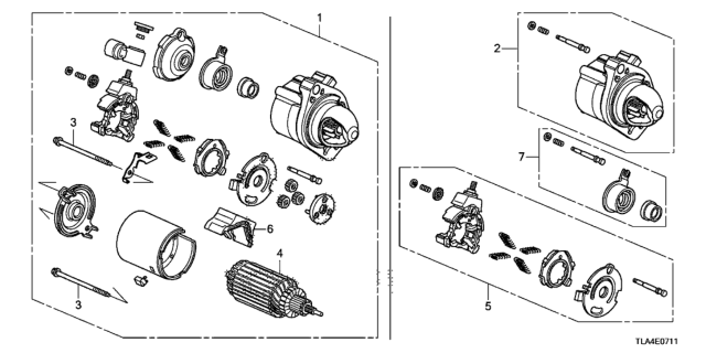 2019 Honda CR-V  Cover Set, Gear Diagram for 312015PHA51