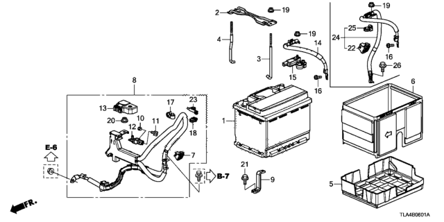 2021 Honda CR-V  Cable Assembly Diagram for 32600TLYH00