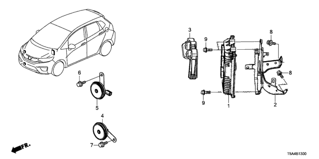 2018 Honda Fit  Control Module, Powertrain (Rewritable) Diagram for 378205R7E82
