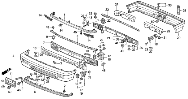 1991 Honda Civic Screw, Tapping (5X8) Diagram for 9390325080