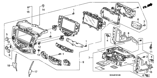 2006 Honda Accord  Tuner Assy. (Alpine) Diagram for 39175SDAL91