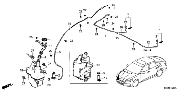 2018 Honda Accord  Cushion (B) Diagram for 76817TVAA01