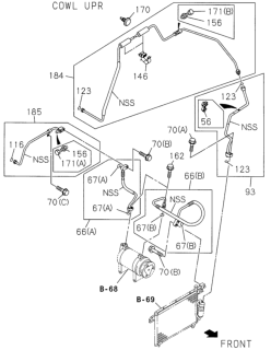 1998 Honda Passport  Pipe, Receiver Tank Diagram for 8971252873