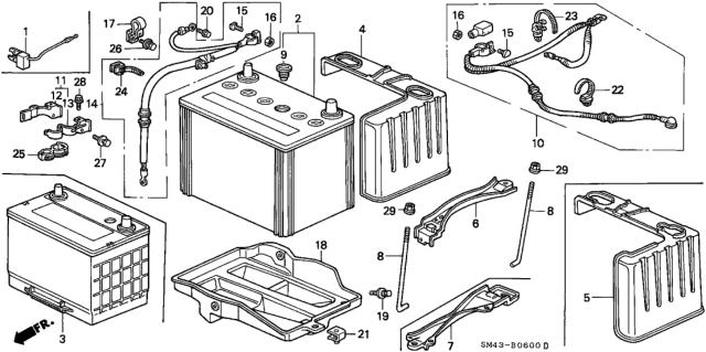 1992 Honda Accord Plug, Vent (Mf) (Panasonic) Diagram for 31542SA5665