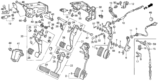 1993 Honda Accord  Nut, Hex. (12MM) Diagram for 94001120800S