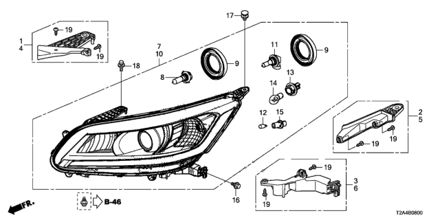 2015 Honda Accord Cover, Rubber Diagram for 33126SNAA01