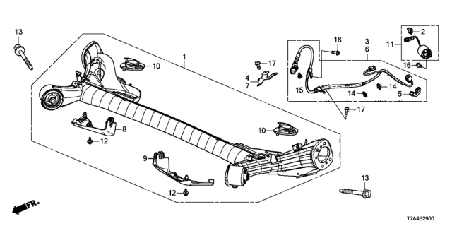 2021 Honda HR-V  Bolt, Flange (14X136) Diagram for 90164TV0E00