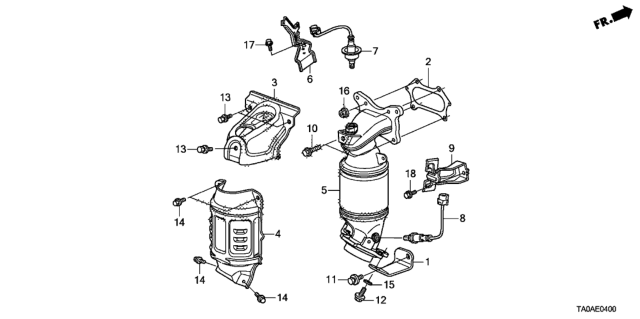 2012 Honda Accord Stay, Engine Harness Diagram for 32742R40A00