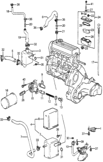 1985 Honda Accord  Washer, Sealing (18MM) Diagram for 15234PC6000