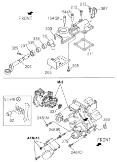 2000 Honda Passport  Bolt Harness Diagram for 0280508700