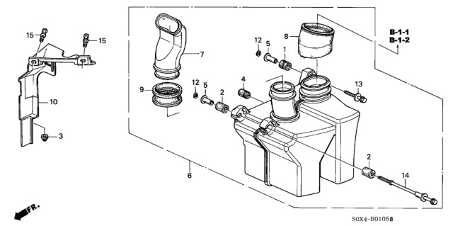 1999 Honda Odyssey Bolt, Special Flange (6X163) Diagram for 90001P8CA01