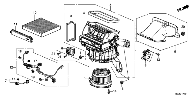 2018 Honda Fit Sub-Cord, Resistor Diagram for 79336T5A000