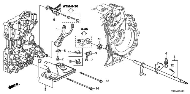 2009 Honda Fit  Washer, Lock (6MM) Diagram for 90511SLN010