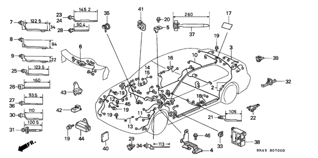 1993 Honda Civic Clamp (24MM-35MM) Diagram for 91549SR3003