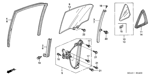 2006 Honda Accord Sticker (Pzev) Diagram for 75737SDAA50