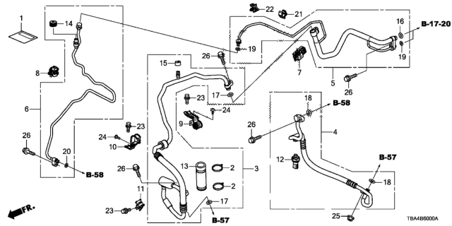 2016 Honda Civic Valve Cap (H) Diagram for 80866TBAA01