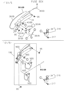 2000 Honda Passport  Hose, Washer Diagram for 8972646290