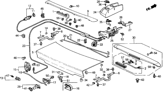 1989 Honda Prelude  Nut, Hex. (6MM) Diagram for 94001064900S