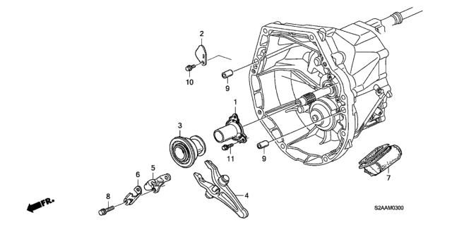 2008 Honda S2000  Bolt, Special Flange (8X22) Diagram for 90031PR8000