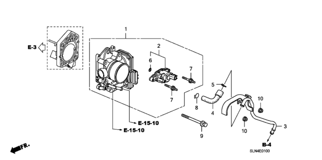 2007 Honda Fit  Stay, Purge Control Solenoid Diagram for 36163RMEA01