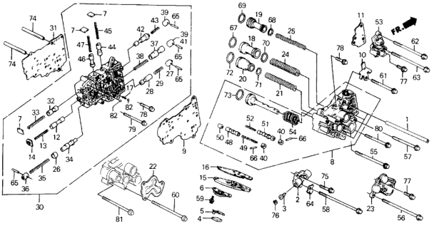 1988 Honda Civic  Bolt, Flange (6X110) Diagram for 957010611008