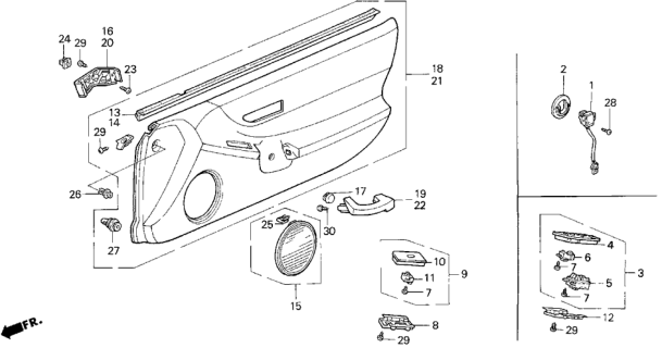 1995 Honda Del Sol Screw, Tapping Diagram for 35754SR2003