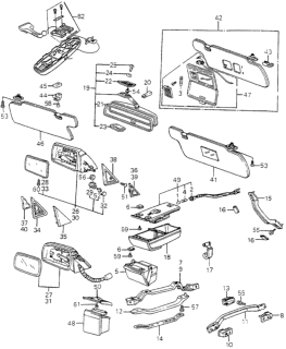 1985 Honda Accord  Screw, Flat (5X20) Diagram for 93600050200A