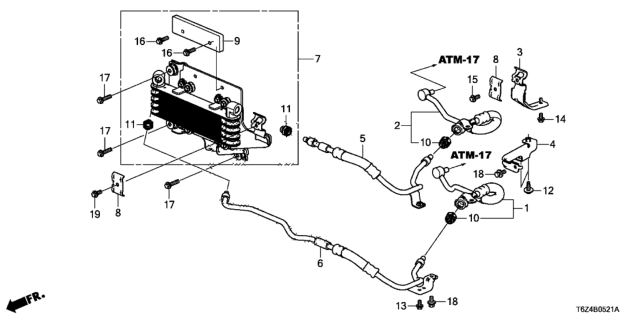 2021 Honda Ridgeline  *25240-5MK-026 Diagram for 252405MK026