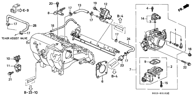 1998 Honda Civic  Bolt-Washer (5X16) Diagram for 934020501618