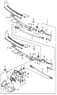 1983 Honda Accord  Sleeve Diagram for 38441SA5013