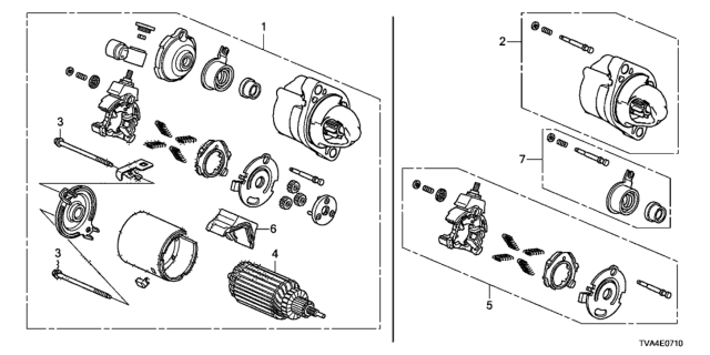 2018 Honda Accord Starter Motor Assembly (Sm-75014) (Mitsuba) Diagram for 312006A0A01
