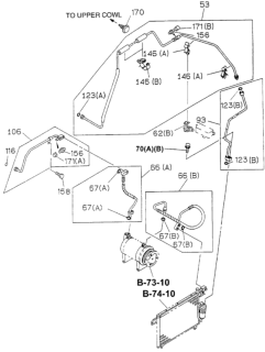 1994 Honda Passport  Hose, Flexible Diagram for 8970638832